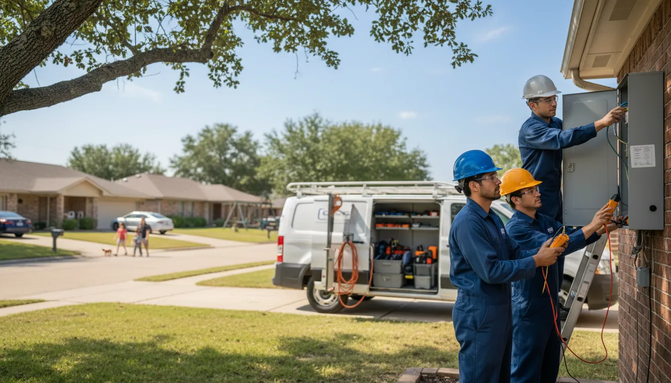 Certified electrician providing emergency electrical services in Pinehill, NM